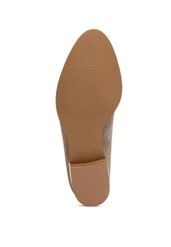 Anna Suede Leather Loafers
