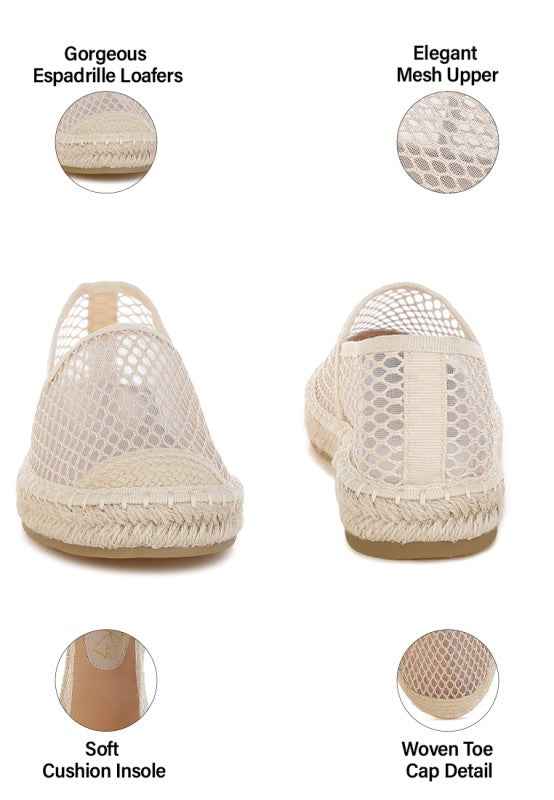 Manara Mesh Espadrille Loafers