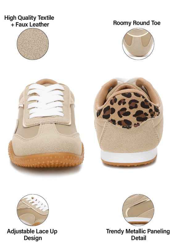 Zuccia Comfortable Lace-Up Sneakers