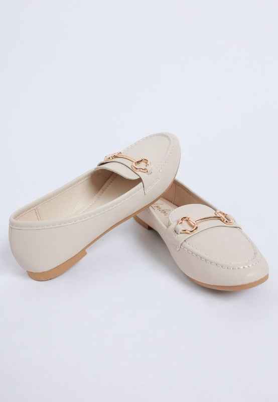 Pingle Horsebit Faux Leather Loafers