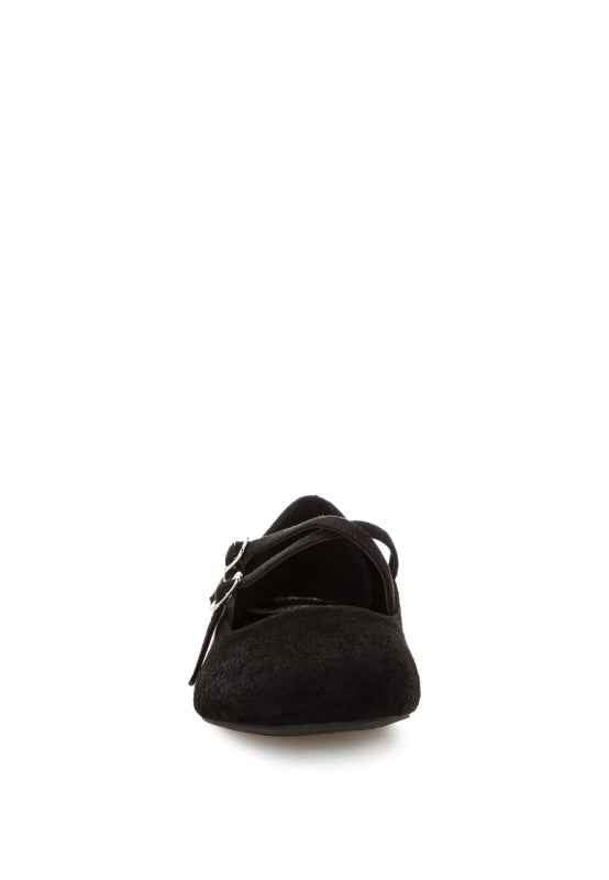 Nayela Strappy Mary Jane Flats