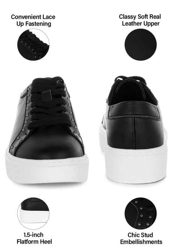 Strider Studs Embellished Chunky Sneakers