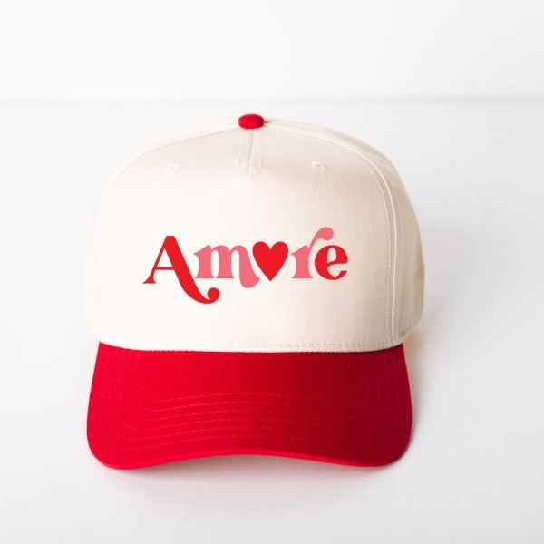 Amore Heart Canvas Trucker Hat