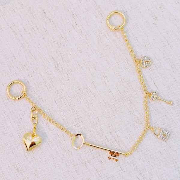 Key to My Heart Bag Charm