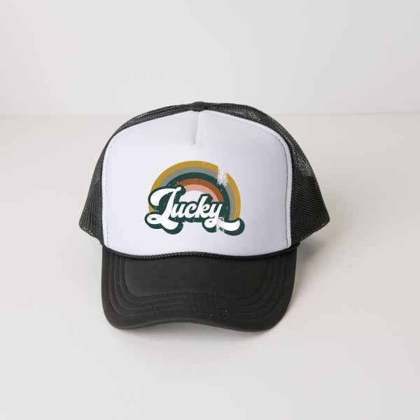 Lucky Rainbow Foam Trucker Hat