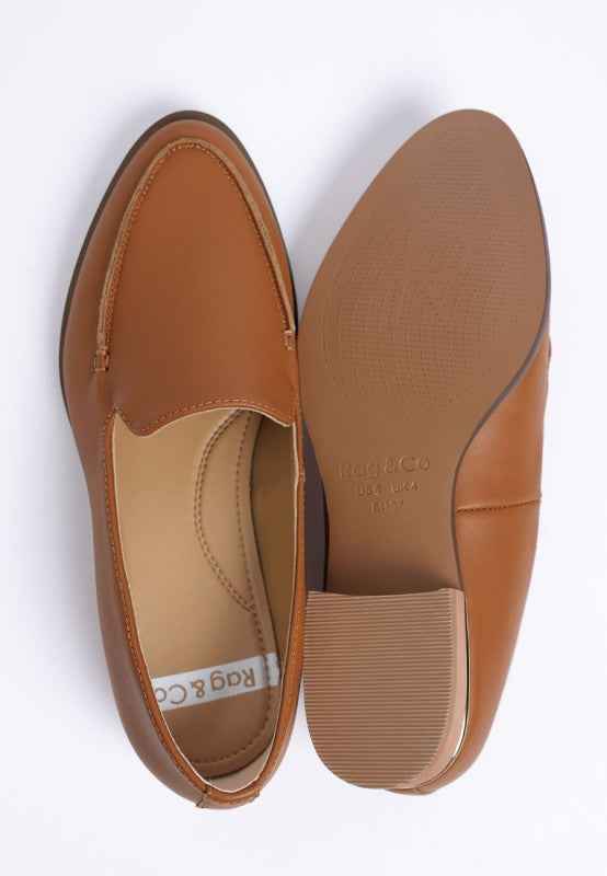 Anna Suede Leather Loafers