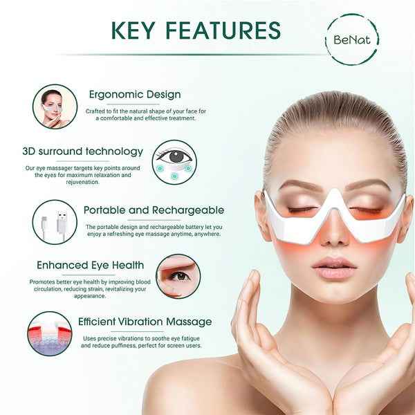 Under-Eye Red Light Therapy Skin Rejuvenation and