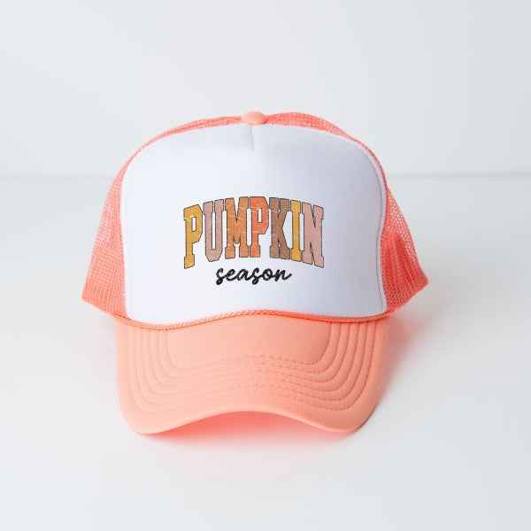 Pumpkin Season Grunge Foam Trucker Hat