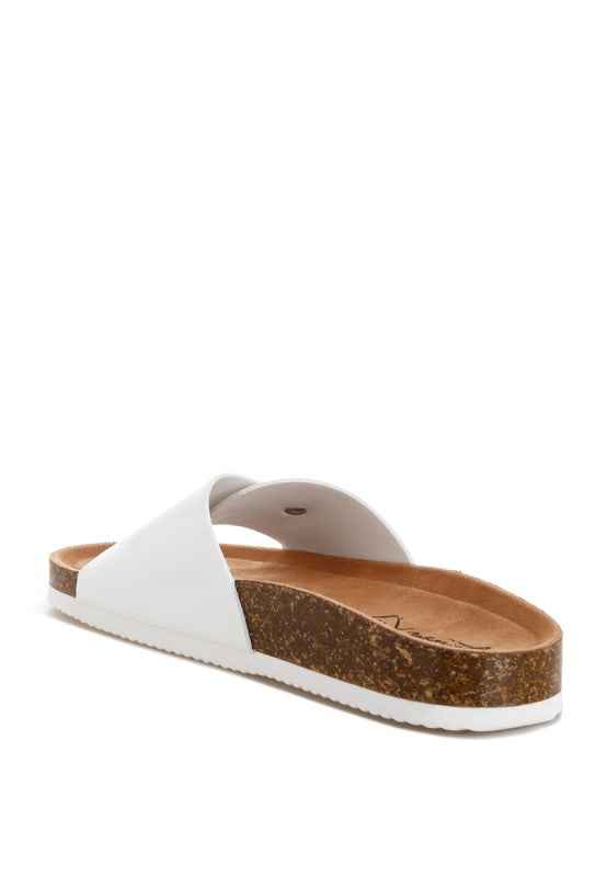 Aranda Buckled Slide-On Sandals