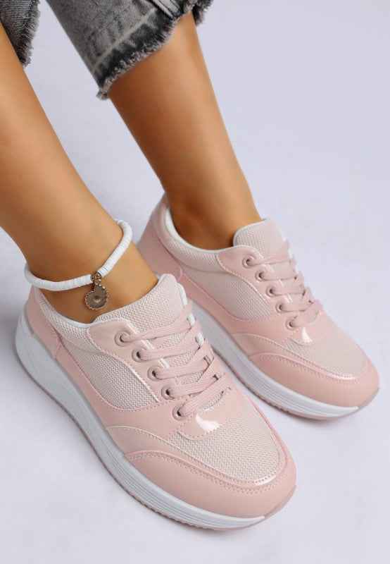 Subasa Chunky Mesh Lace Up Sneakers