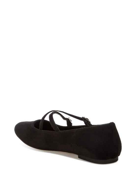Nayela Strappy Mary Jane Flats
