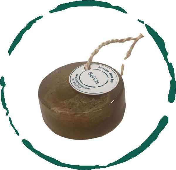 Pristine Soap Bar. Green Clay, Bamboo, and Green T