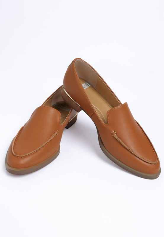 Anna Suede Leather Loafers