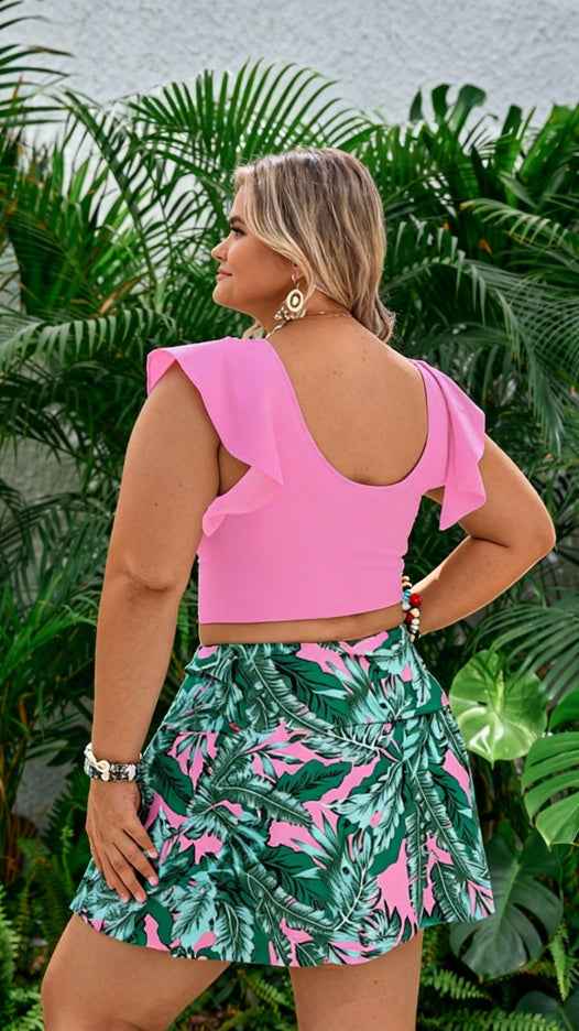 Women's 2-piece Casual Swimsuit Set M107