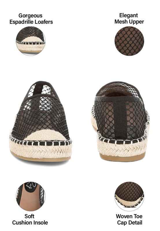 Manara Mesh Espadrille Loafers