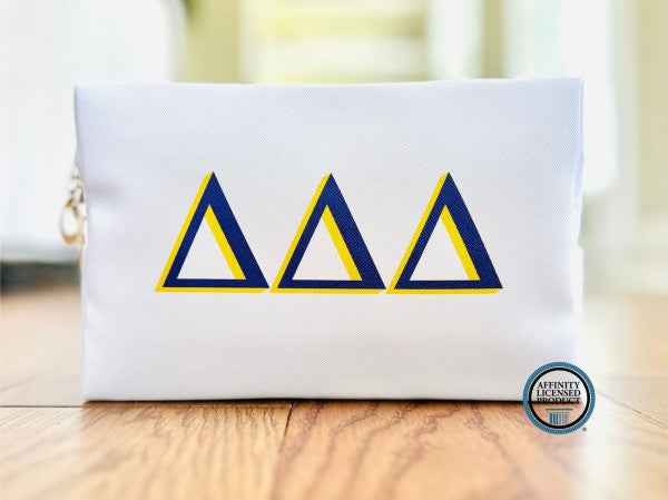 Licensed Sorority Accessory Cosmetic Bag