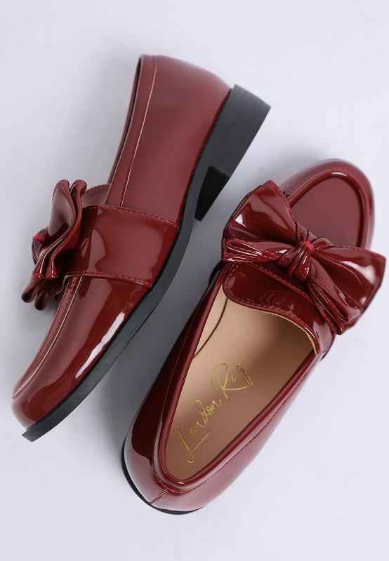 Araminta Classic Chunky Bow Loafers