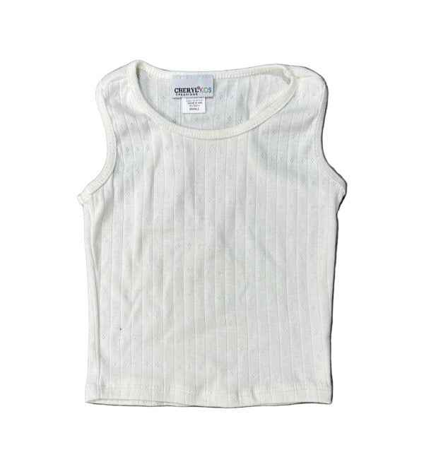 Girls Pointelle Tank Top