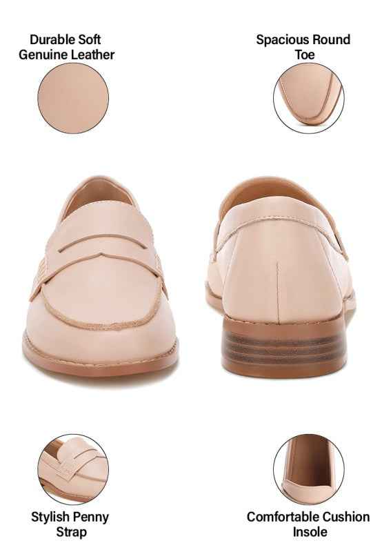 Reiga Low Block Heel Loafers