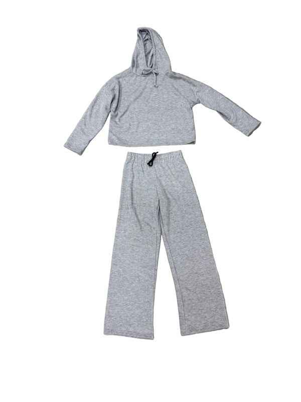 Girls 2 Pc Hoodie and Flare Pants Set