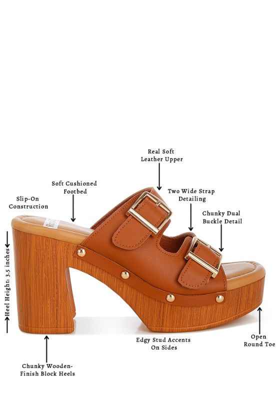 Kenna Dual Buckle Strap Sandals