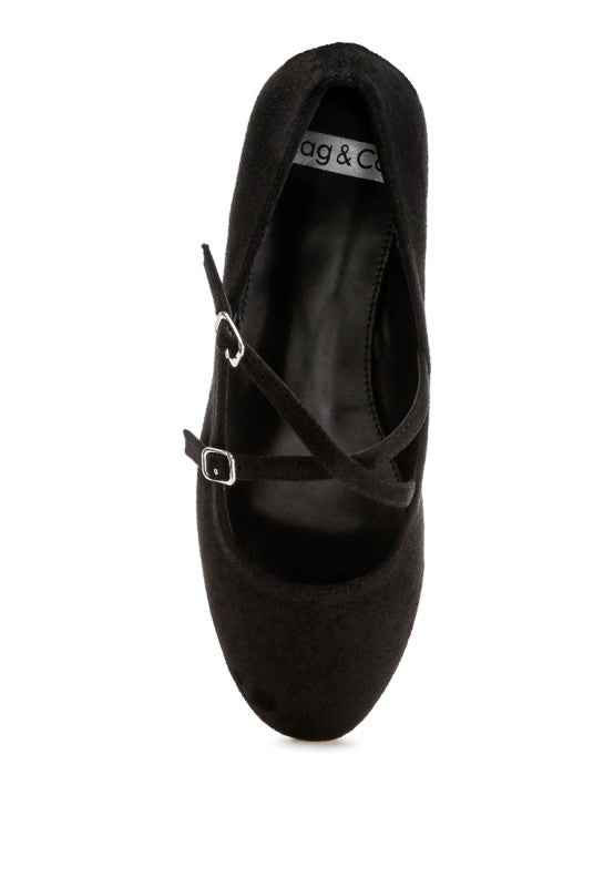 Nayela Strappy Mary Jane Flats