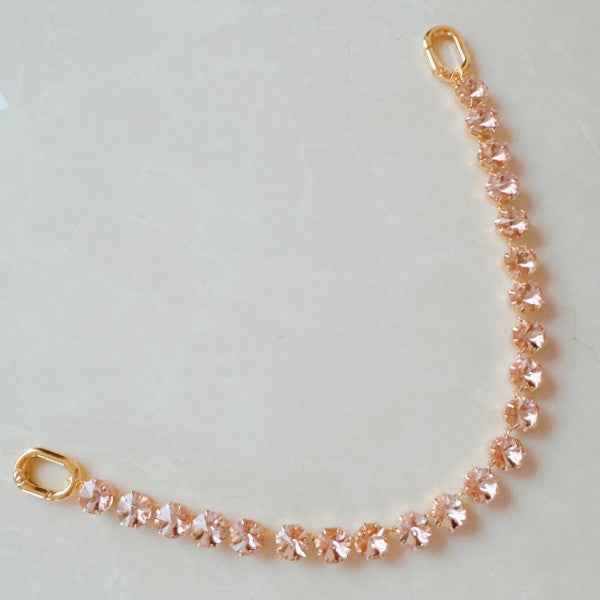 Bold Jewel Chain Bag Charm
