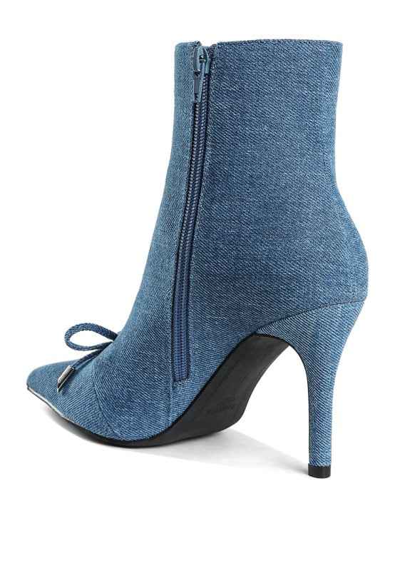 Milda Denim Stiletto Boots