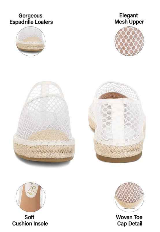 Manara Mesh Espadrille Loafers
