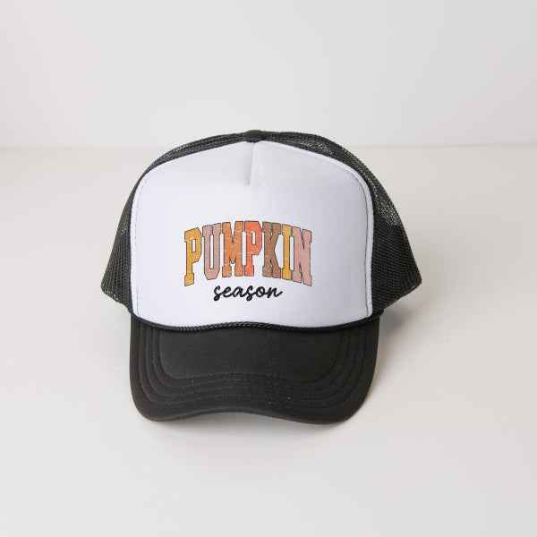 Pumpkin Season Grunge Foam Trucker Hat