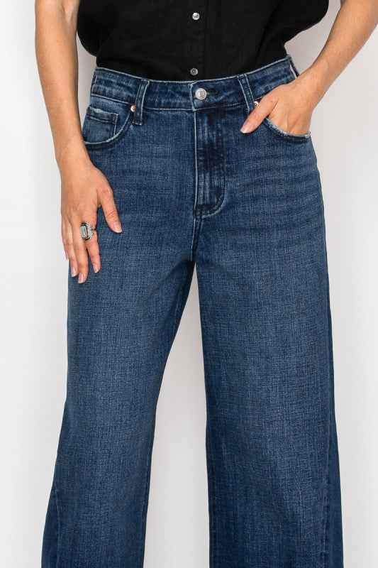 Athena Inseam Transfer High Rise A-Wide Jeans