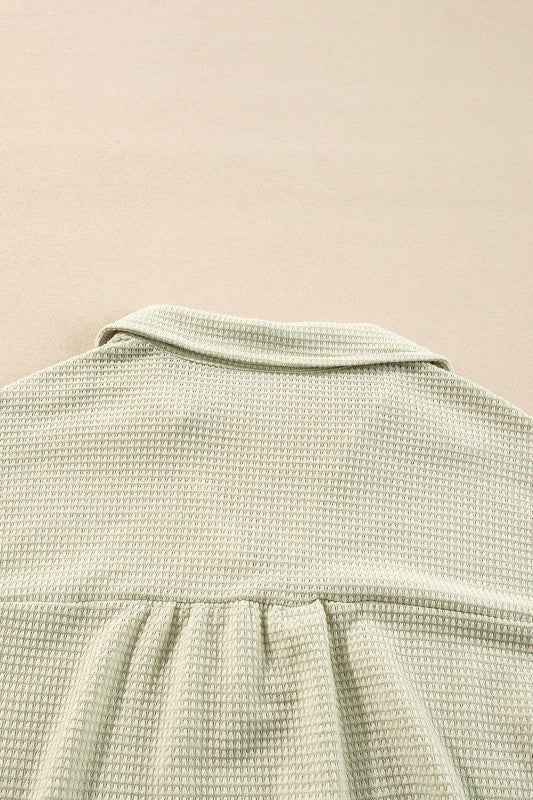 Dulce Parchment Textured Long Sleeve Lounge Set