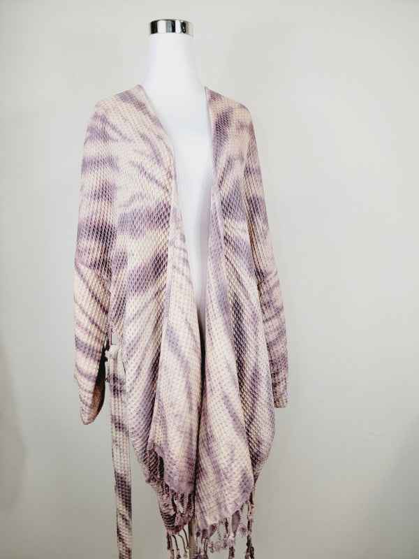 Unisex Cotton Waffle Robe, Honeycomb Weave Bath, B