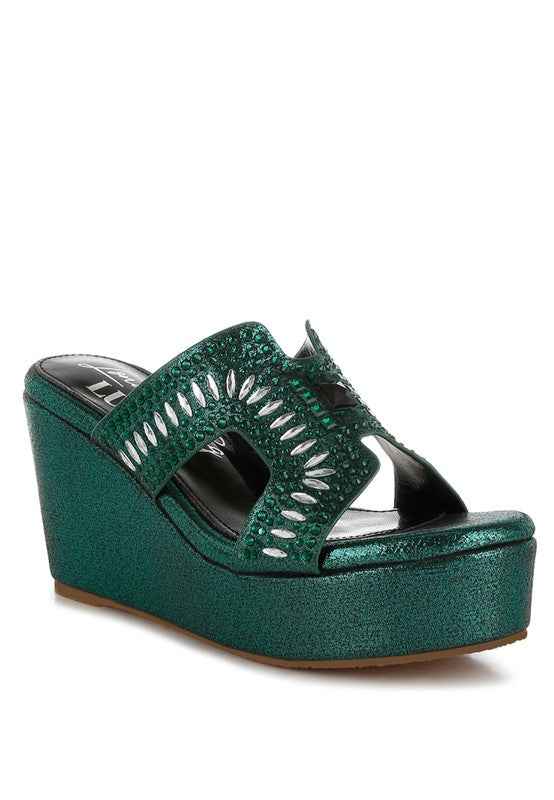 Marnier Diamante & Rhinestone Detail Sandals