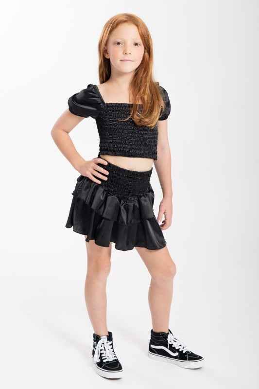 Kids Amber Smocked Ruffle 2 Piece Set
