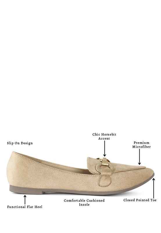 Fembot Horsebit Detail Flexible Loafers