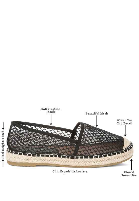 Manara Mesh Espadrille Loafers