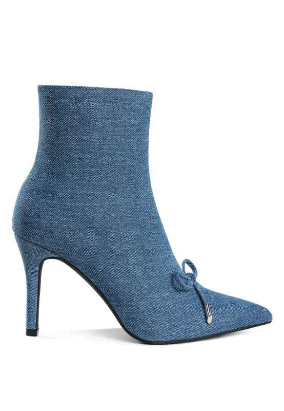 Milda Denim Stiletto Boots