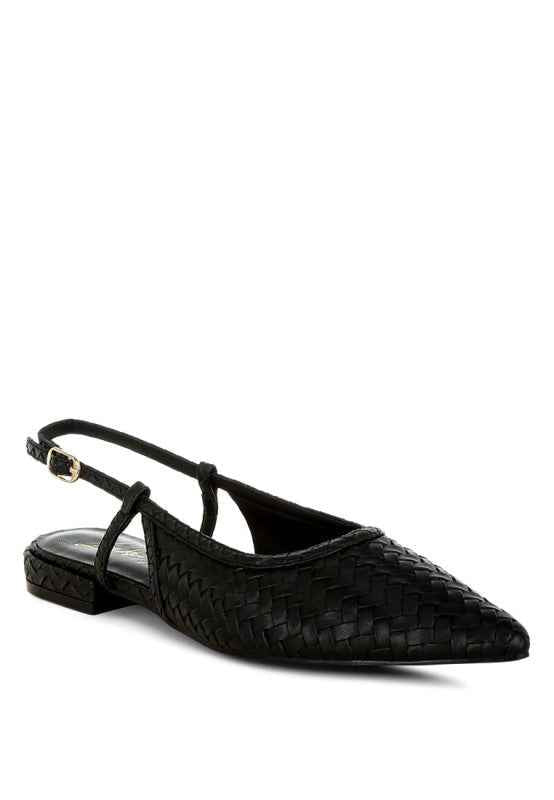 Kurina Woven Slingback Sandals