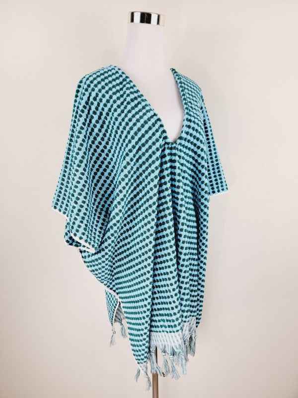 One Size Everyday Cover Up Towel – Beach Perfect , Pom Pom B