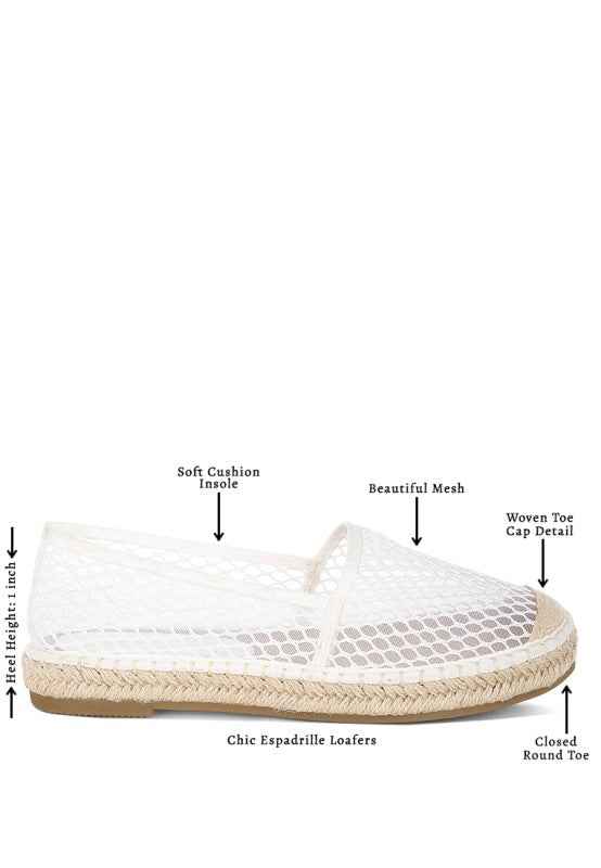Manara Mesh Espadrille Loafers