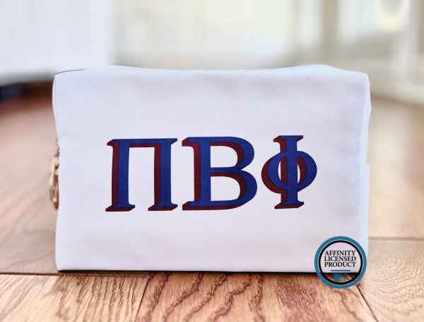 Licensed Sorority Accessory Cosmetic Bag