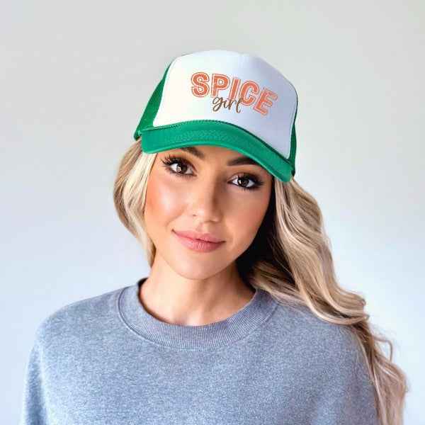 Spice Girl Varsity Cursive Foam Trucker Hat