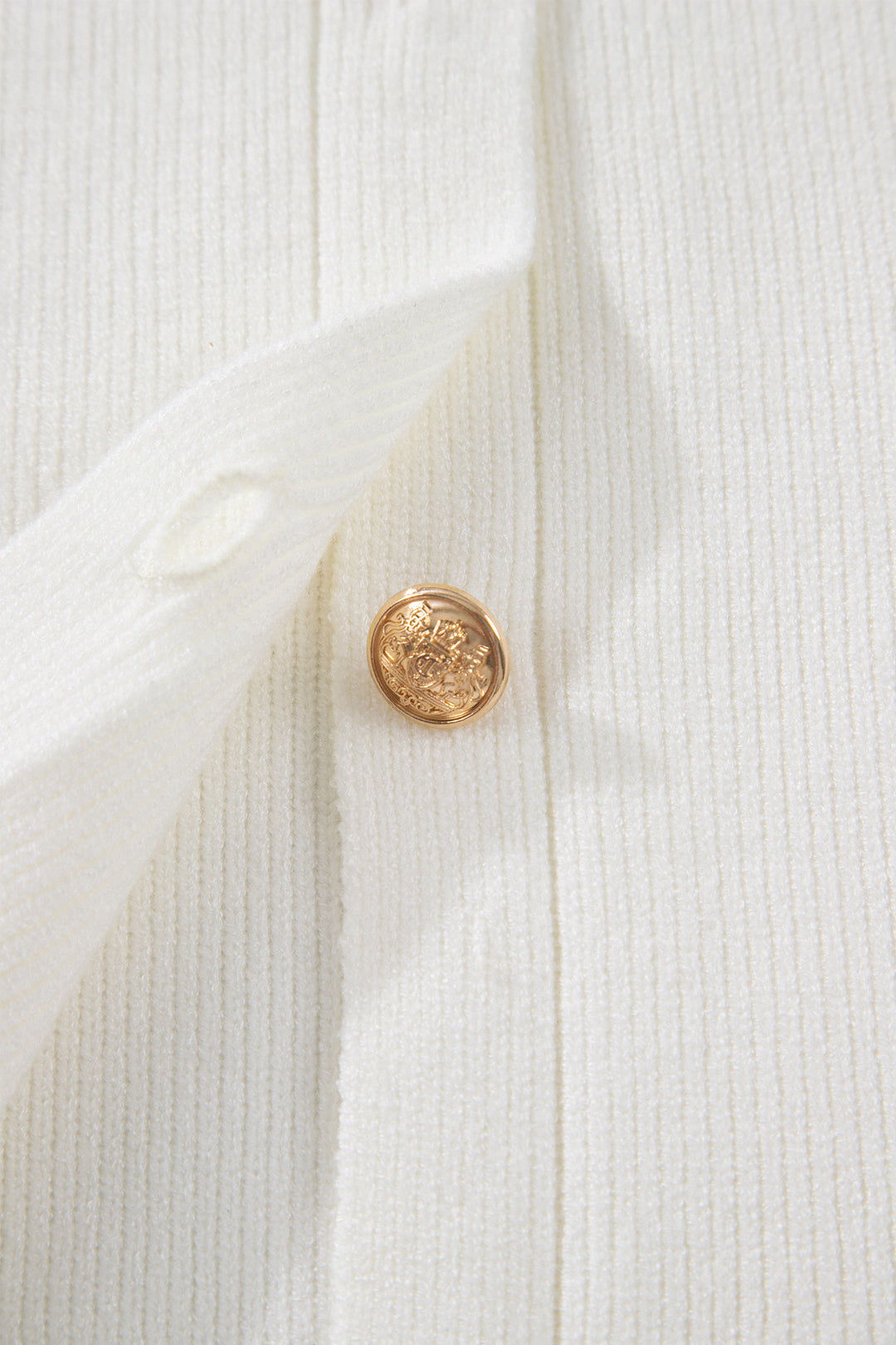 Yellow Cream Solid Color Sleeveless Knit Button Pocketed Sweater Dear-Lover Dropshipping