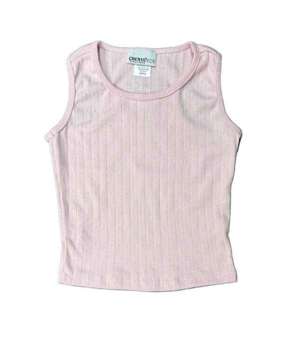 Girls Pointelle Tank Top