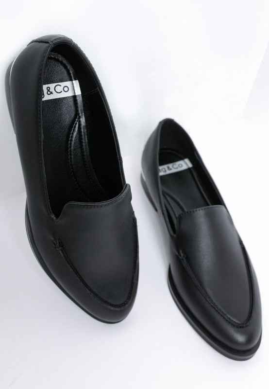 Anna Suede Leather Loafers