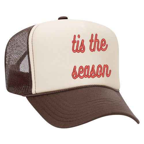 Embroidered Tis The Season Bold Cursive FTH