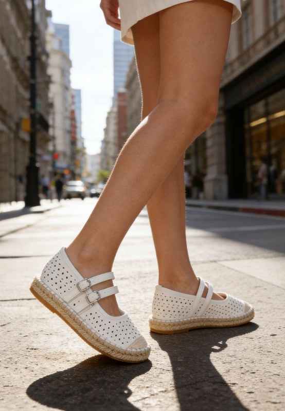 Noori Woven Dual Buckle Sandals