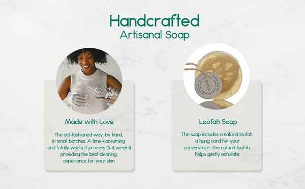 Pristine Soap Bar. Green Clay, Bamboo, and Green T