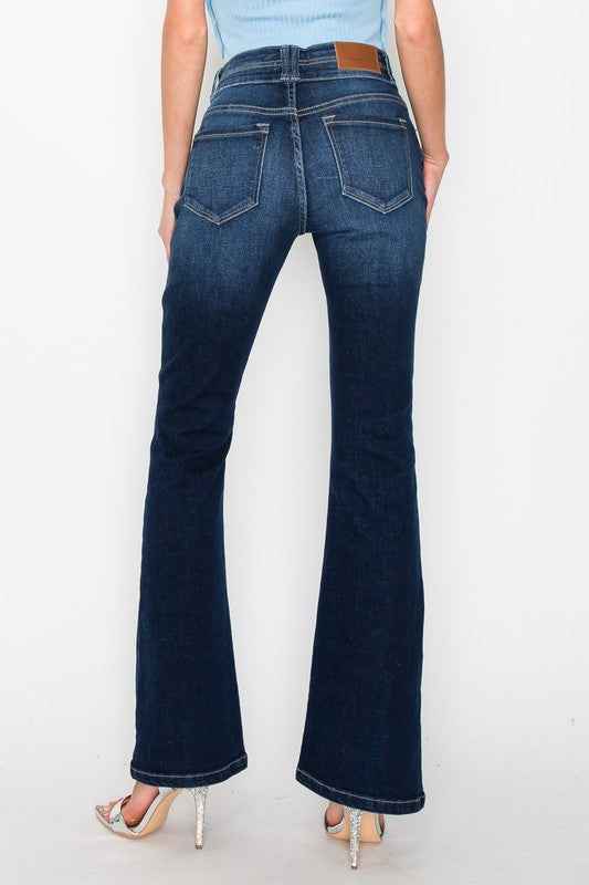 JULIA *Tummy Control* DOUBLE BUTTON High Rise Boot